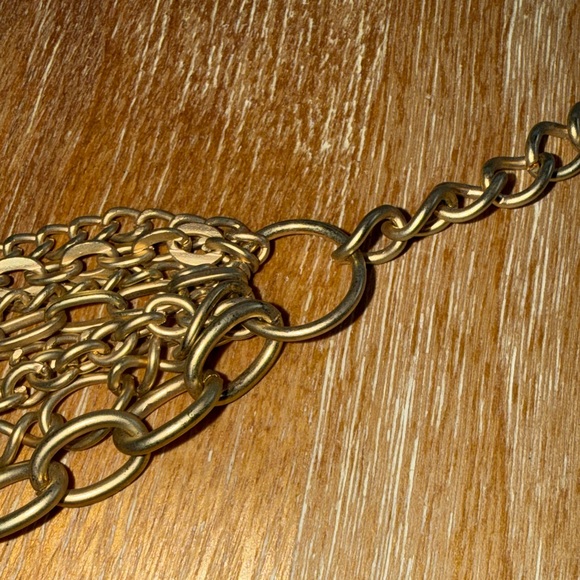 Pier 1 Gold Tone Chain Necklace - Picture 5 of 7